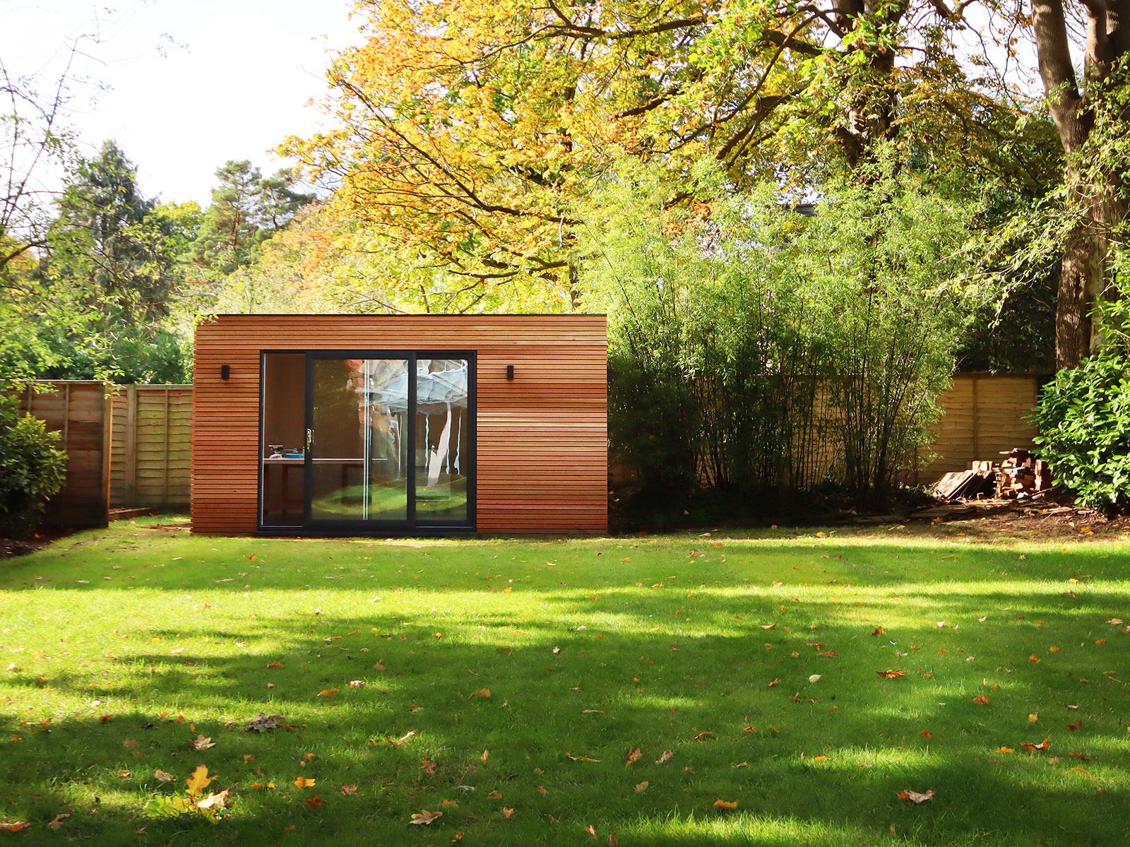 Bespoke sleek garden studio