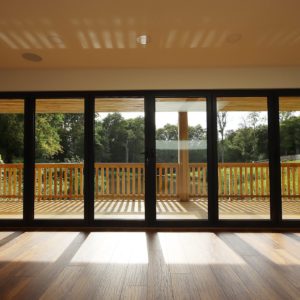 Bi-folding doors for designer garden room office
