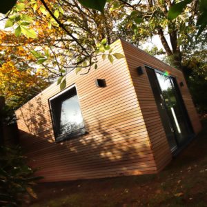 Open/tilt windows for garden art studio