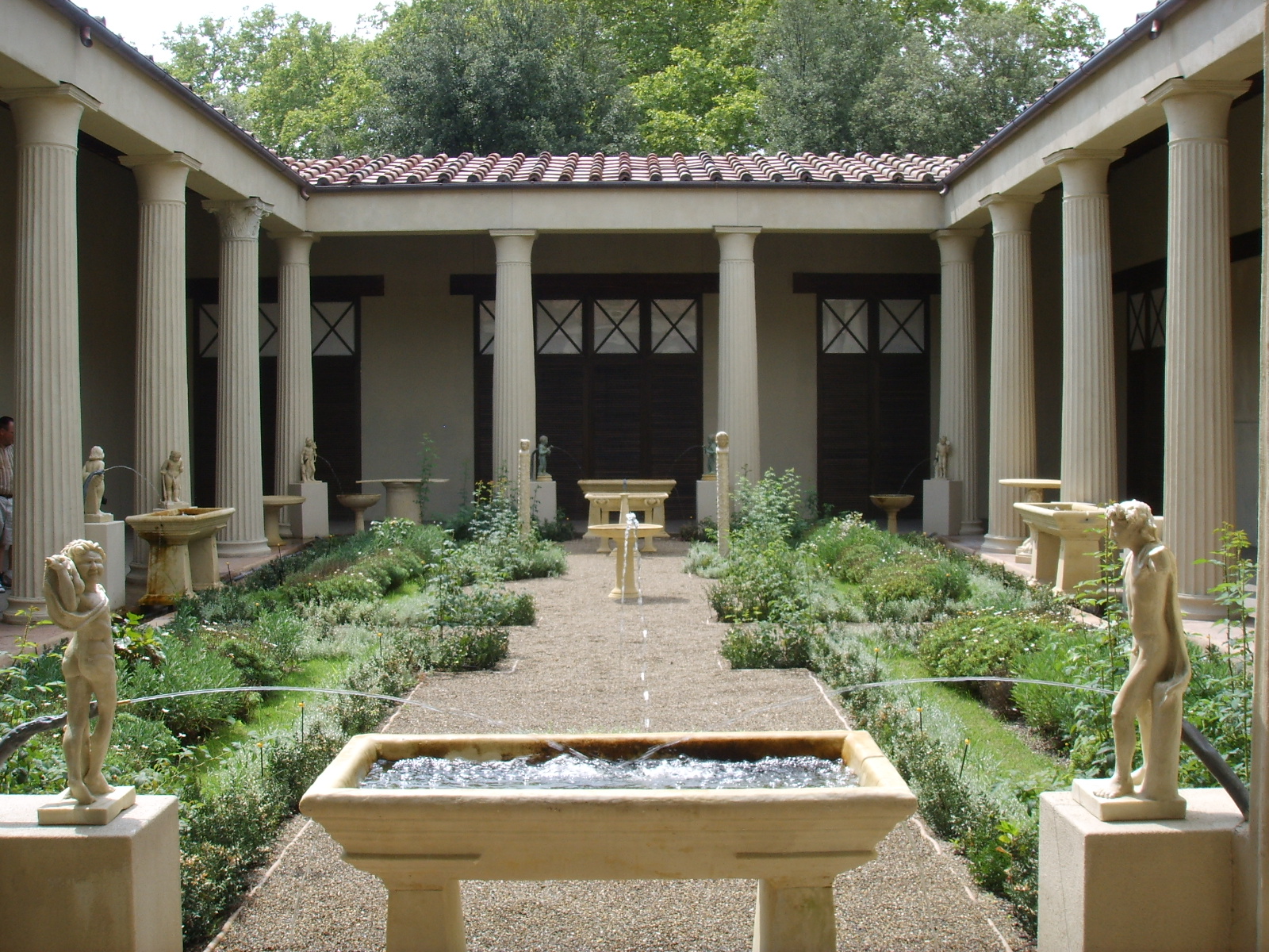 Roman Garden building