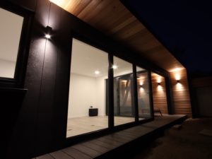 Garden room doors and windows