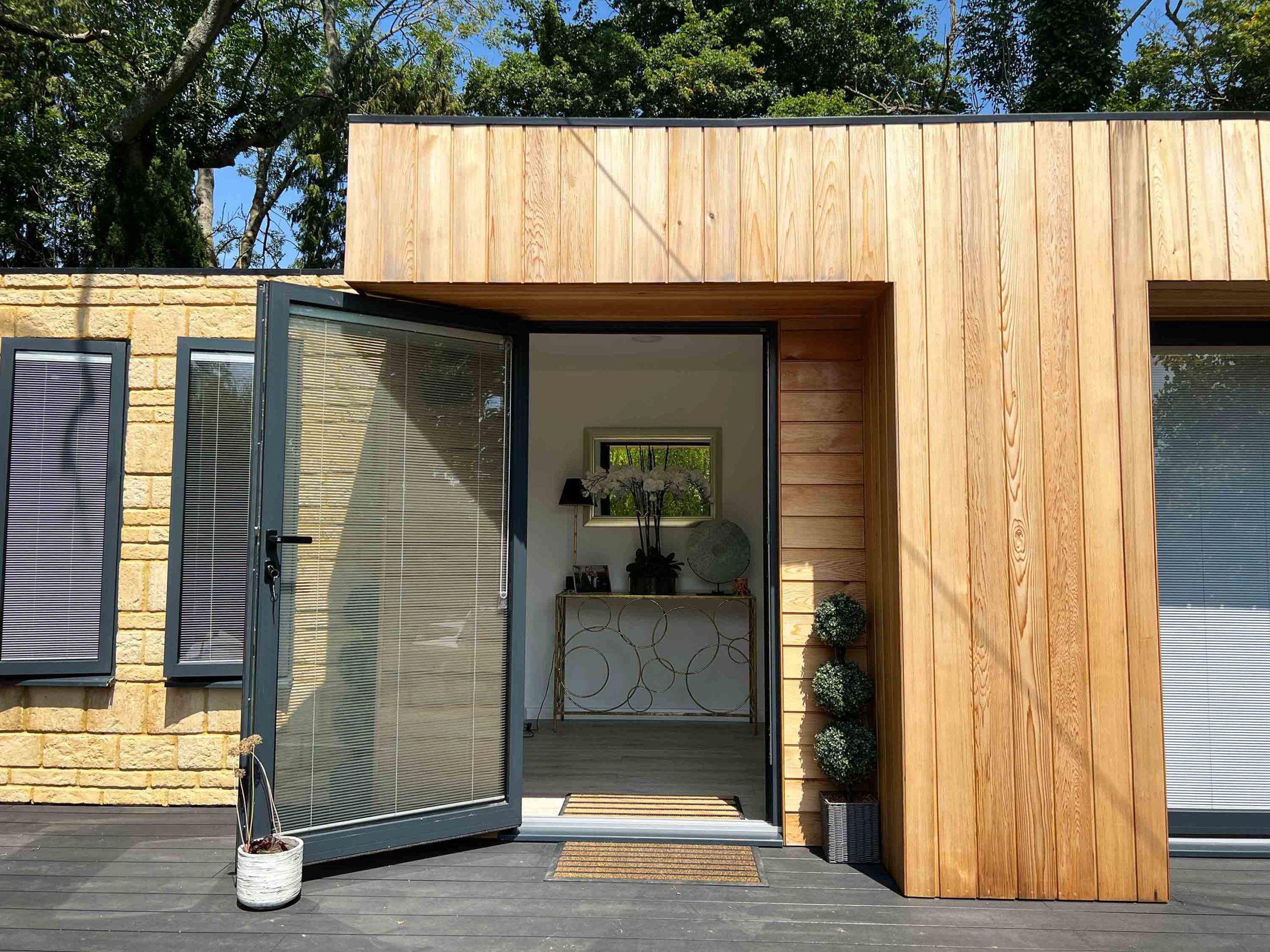 Bespoke mobile home exterior