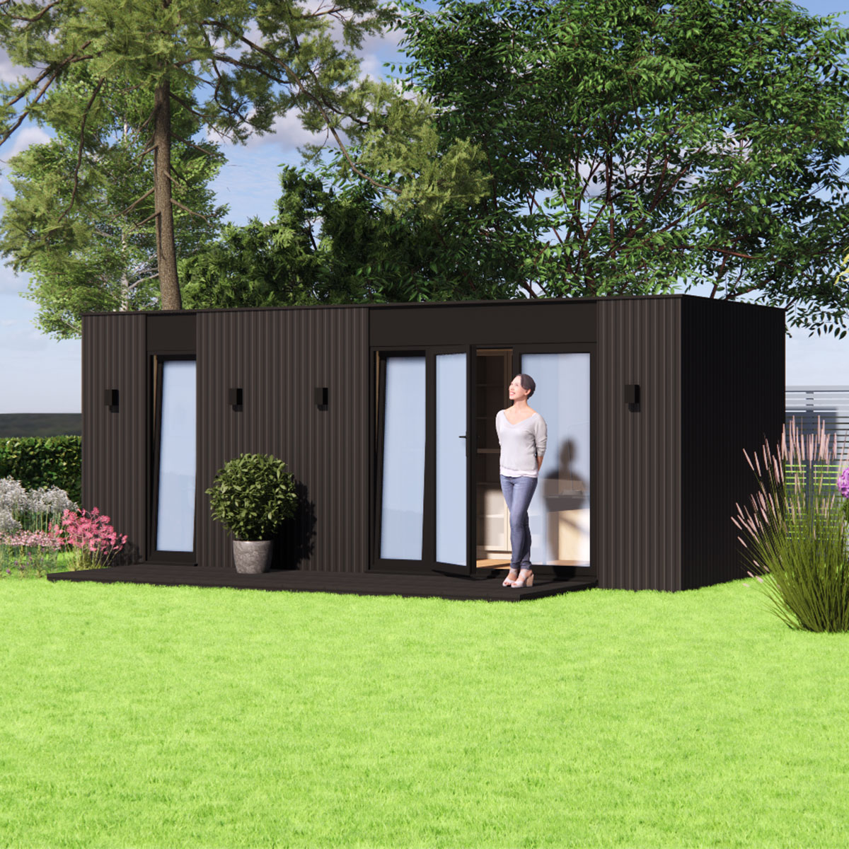 Visualisation of 2.6 by 6.2 Garden room