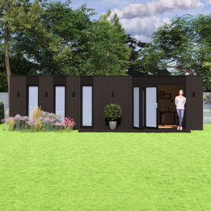 3.6 by 8.6 Garden room visualisation