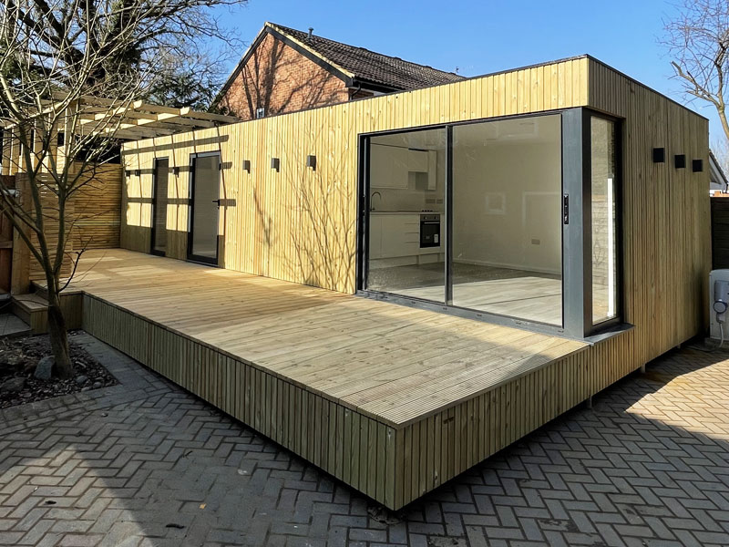 unique bespoke mobile home annex in london