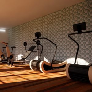 Bespoke design of garden gym