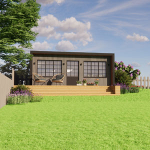 Visualisation for garden annexe