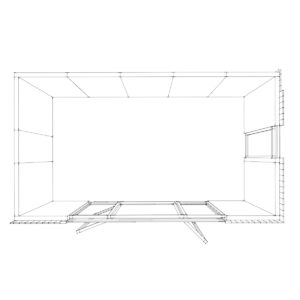 Unique bespoke summerhouse floorplan