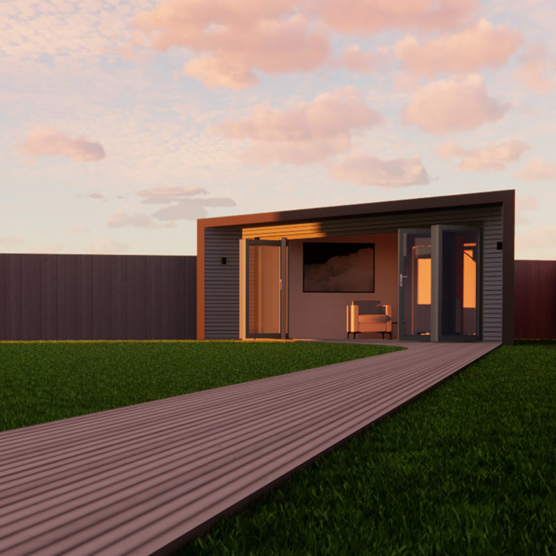 A Triangular Room In A Garden - The Perfect Corner Fit
