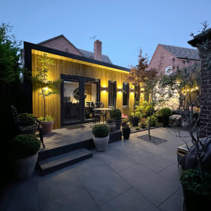 Exterior design of unique bespoke mobile home