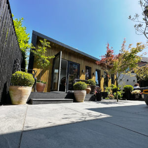 Exterior design of unique mobile home garden room