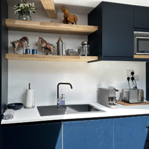 Kitchen design for bespoke mobile home