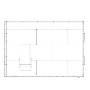 Floorplan for bespoke garden gym room