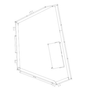 Floorplan for bespoke garden art room