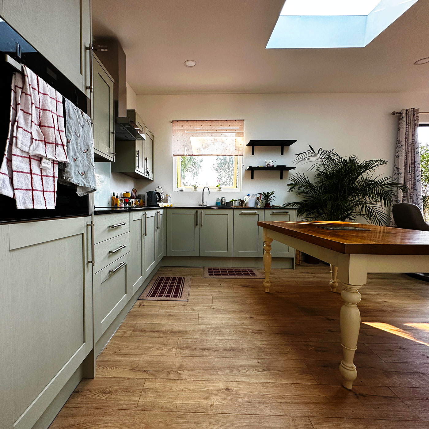 Interior design of kitchen for mobile home