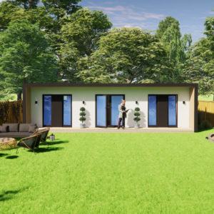 Visualisation of liveable space 4.8m by 10m