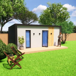 3D design of mobile home 3.9m by 6.2m