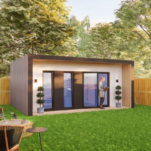 3D design of mobile home 4.8m by 6.0m