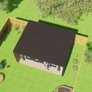 Mobile home visualisation 4.8m by 6.0m