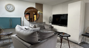 modern mobile home interior