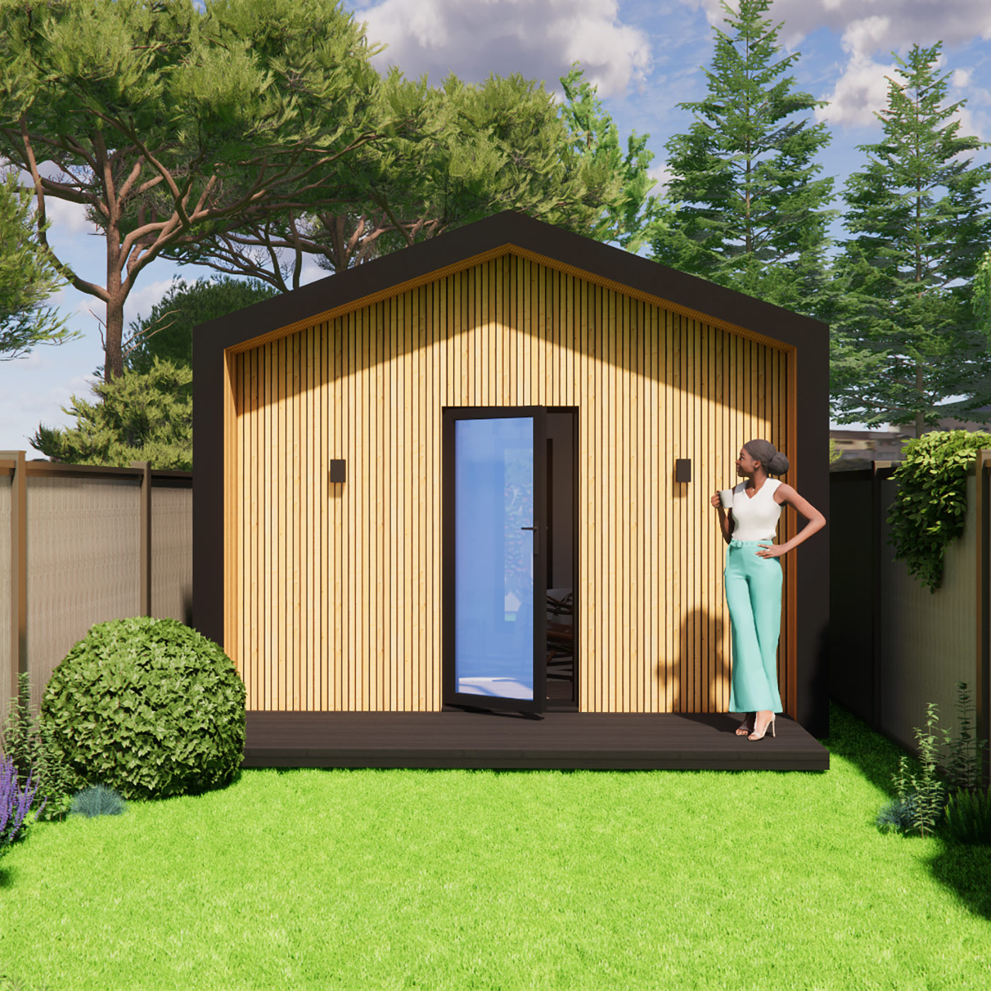 3D design of mobile home 4.0m by 6.2m