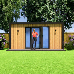 visualisation of 2.6m by 5.0m garden room