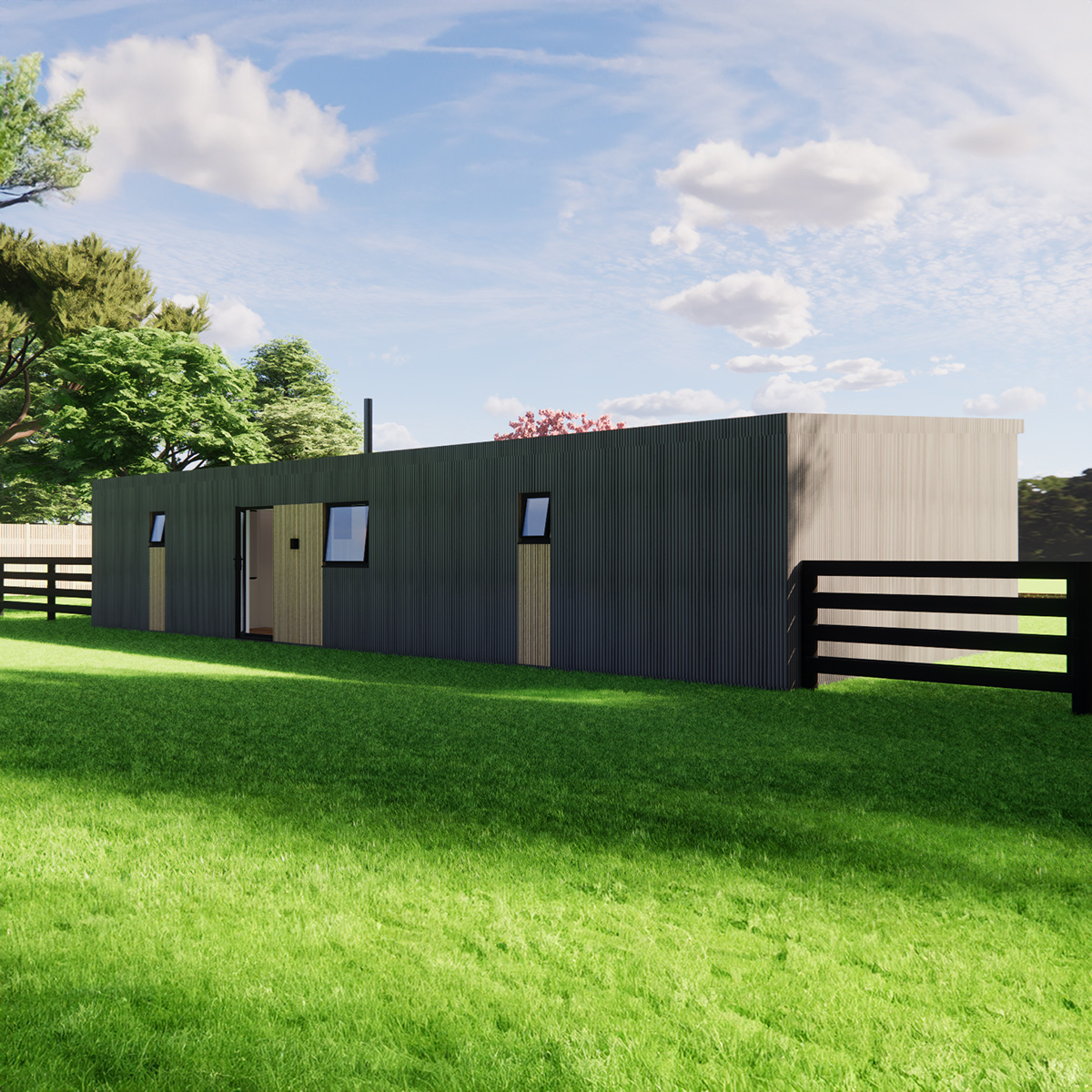 3D design Visualisation of bespoke mobile home