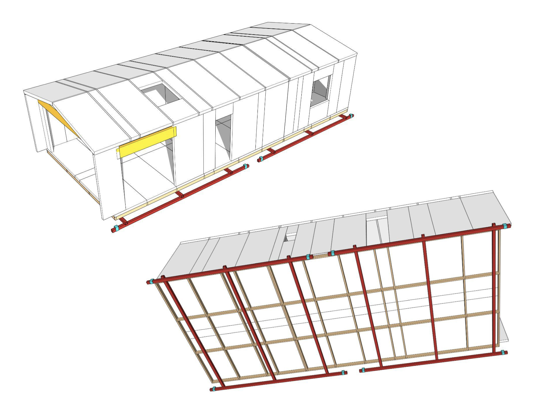 Moving mobile home 6